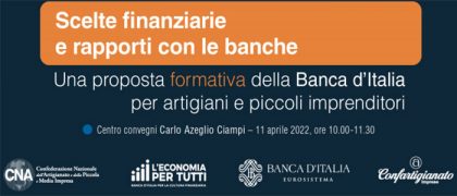 PERCORSO FORMATIVO BANCA D’ITALIA/CONFARTIGIANATO TERNI