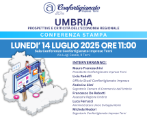 Luci e ombre alle porte dell’estate 2025 34° report su trend economia, congiuntura e MPI Focus Umbria