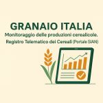 GRANAIO ITALIA – Monitoraggio delle produzioni cerealicole – Registro Telematico dei Cereali (Portale SIAN)