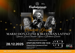Concerto Gospel con Mario Donatone & Bluesman Latino: il 28 dicembre alla Chiesa di San Francesco