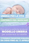 Contributi per i nuovi nati: al via il bando “Umbria per la Vita”
