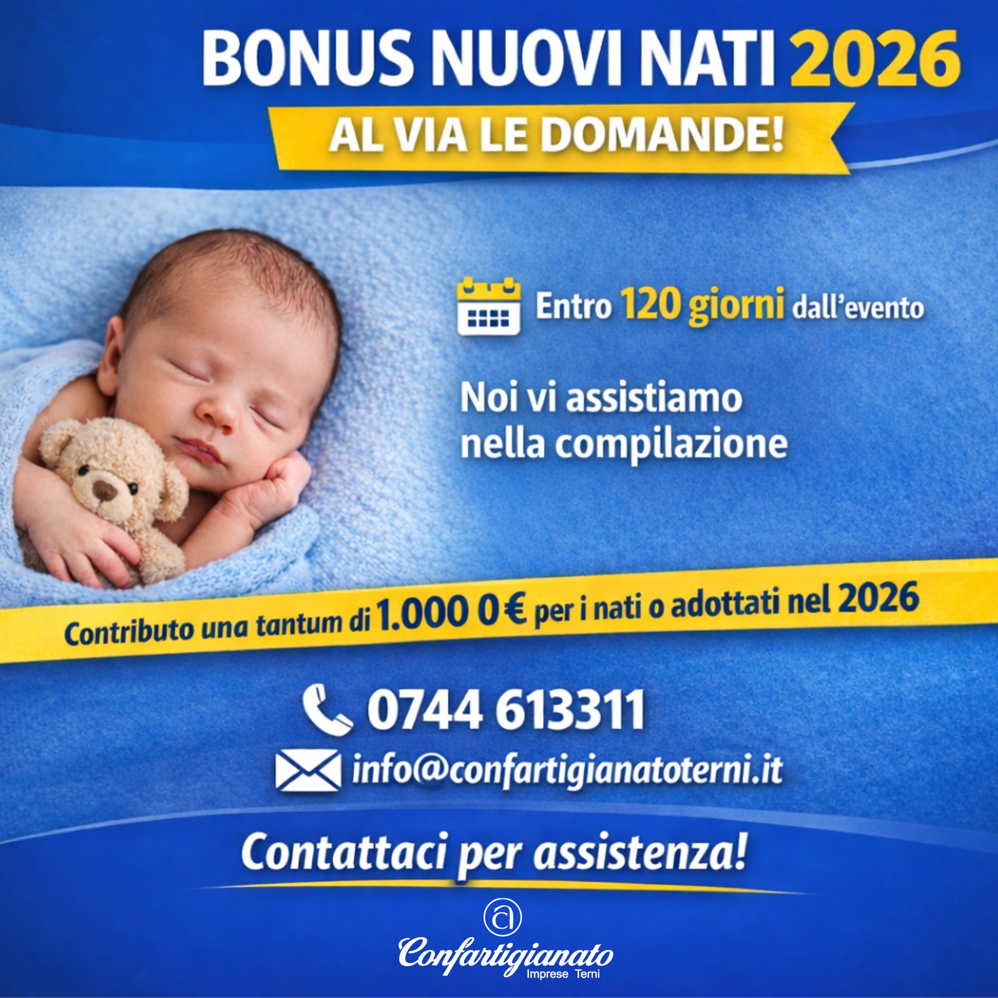 Al momento stai visualizzando È arrivato il Bonus Nuovi Nati 2026