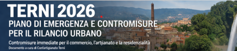 Al momento stai visualizzando Confartigianato Terni: «La città consuma sé stessa. Consegnato al Comune il Piano TERNI 2026: tra emergenza operativa e nuova visione strategica»