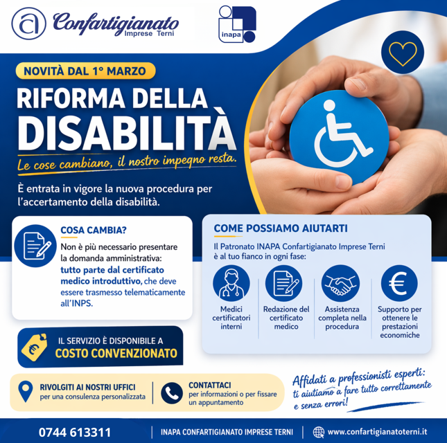Al momento stai visualizzando 📢 RIFORMA DELLA DISABILITÀ – NOVITÀ DAL 1° MARZO