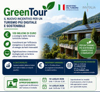 GreenTour: 109 milioni di euro per la digitalizzazione e la sostenibilità delle imprese turistiche