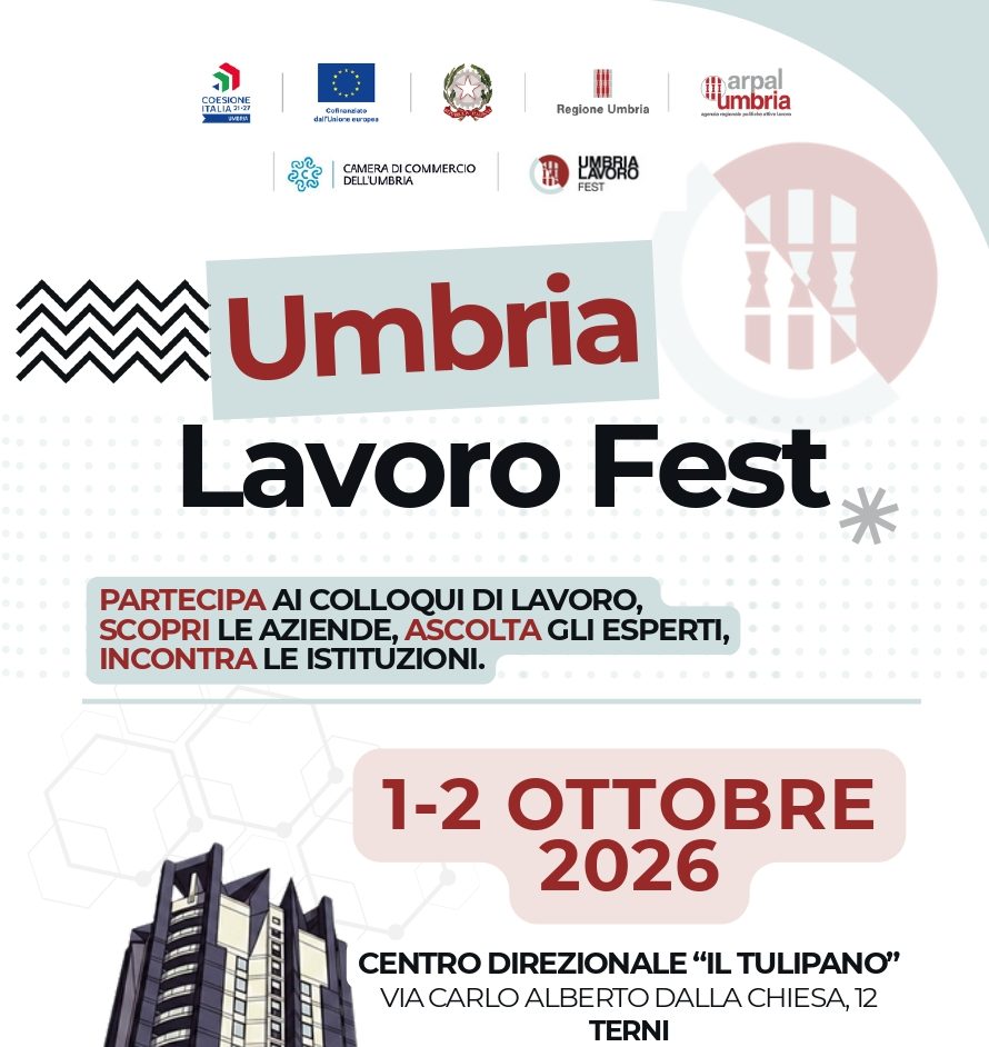 Al momento stai visualizzando Formazione e lavoro: Confartigianato Imprese Terni ti aspetta a Umbria Lavoro Fest!