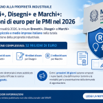 Brevetti+, Disegni+ e Marchi+: 32 milioni di euro per le PMI nel 2026