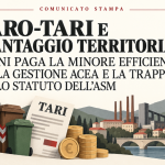 CARO-TARI E SVANTAGGIO TERRITORIALE: TERNI PAGA LA MINORE EFFICIENZA DELLA GESTIONE ACEA E LA TRAPPOLA DELLO STATUTO DELL’ASM